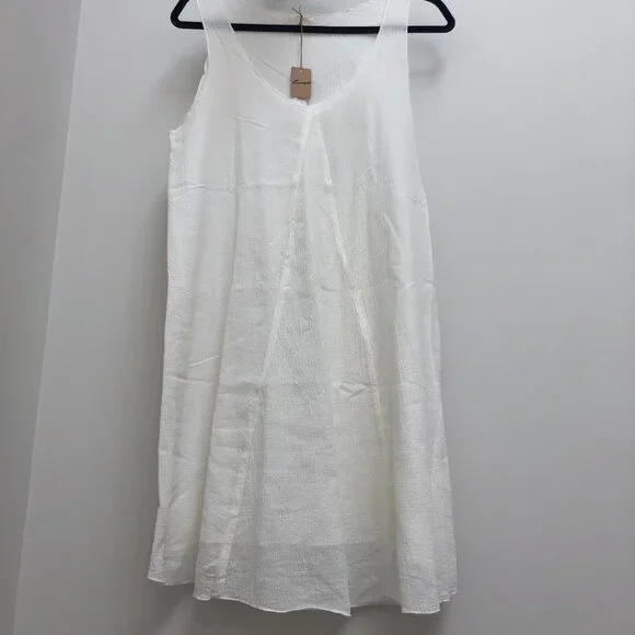 Cp Shades Dresses | Cp Shades Jojo Linen Dress Xs | Color: White | Size: Xs | Unibarr's Closet